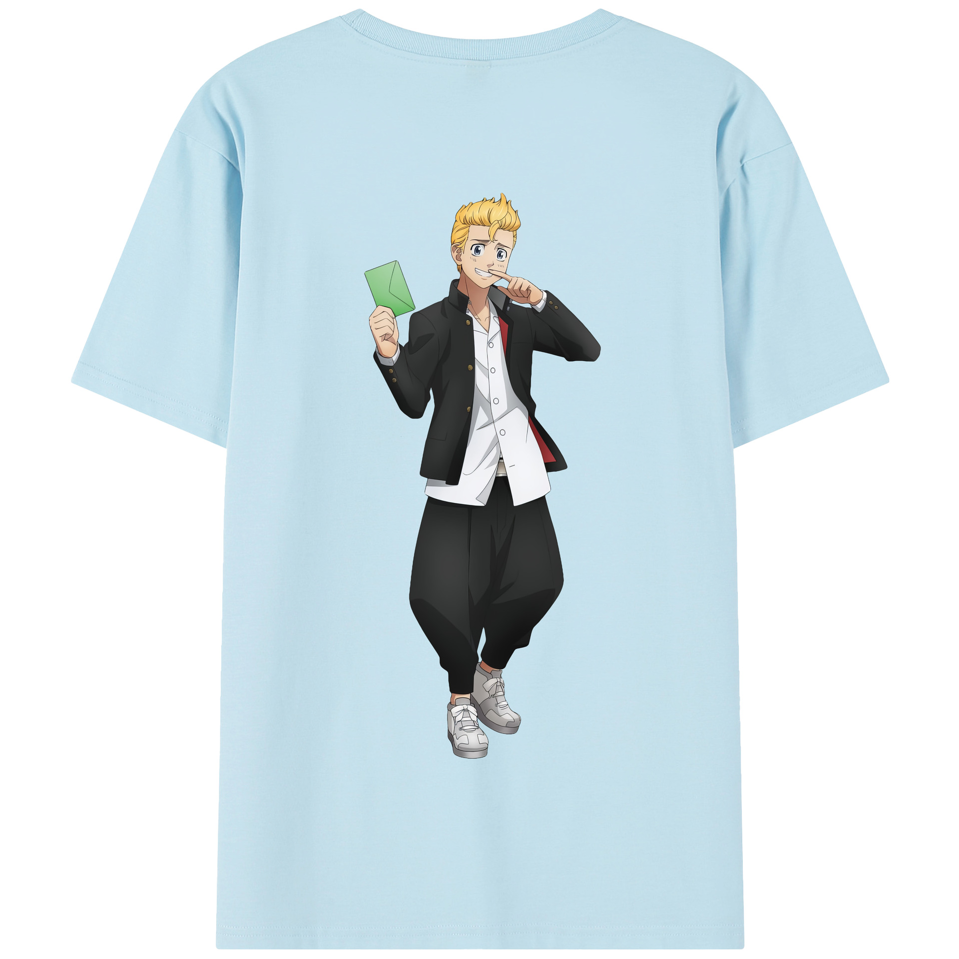 （画像用） 東京リベンジャーズ Tokyo Revengers 綿100％半袖Tシャツ（背面プリント）